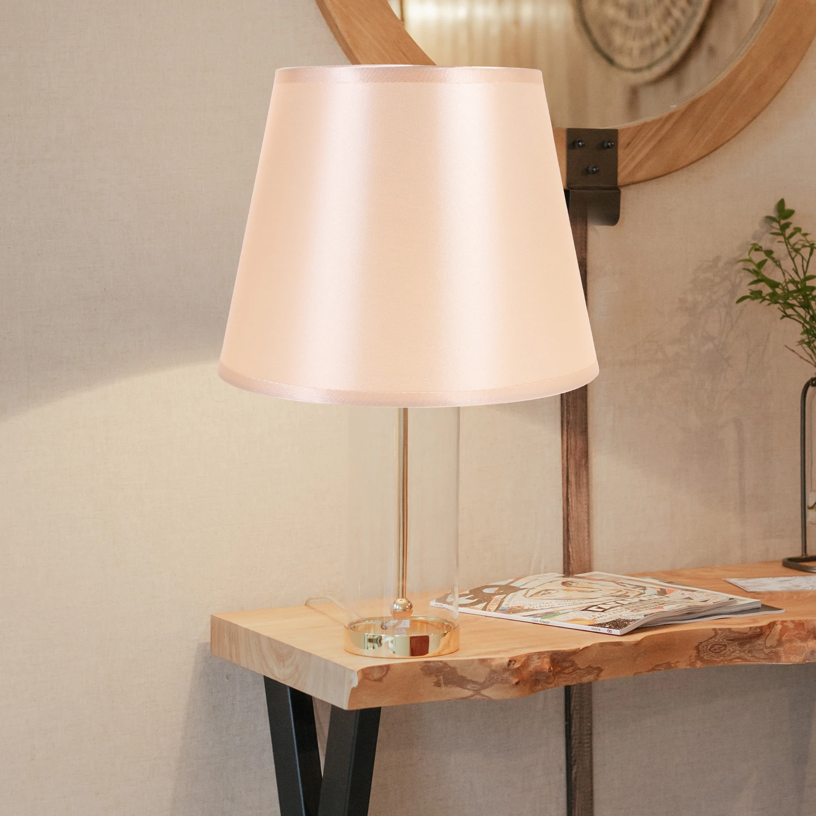 

Fabric Lampshade Replacement Shades Candlestick Lampshades for Table Pleated Decorative Baby Light Cover