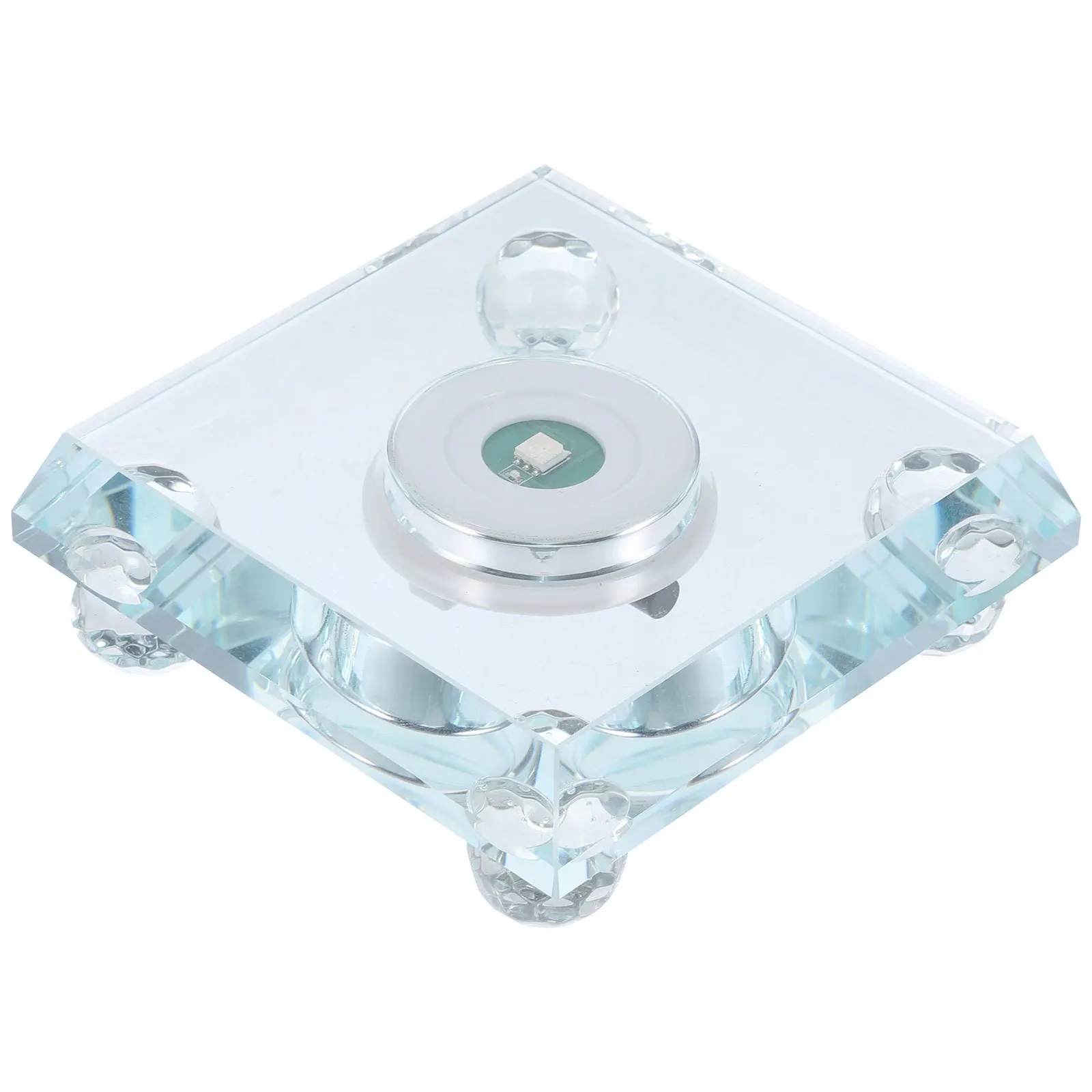 

USB Crystal Light Base LED Display Base for Decorative Art Crafts Glazed Products Resin Jewelry Home Decoration