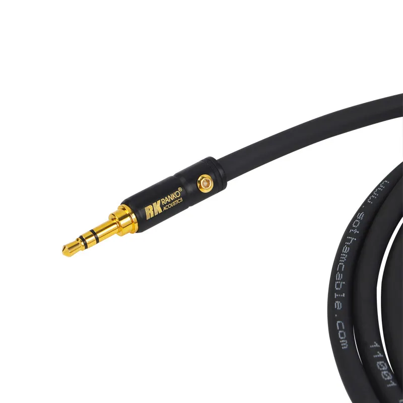Swiss GoerTek 18123 3.5mm stereo to one-to-two RCA dual phono plug audio cable for connecting computer to speakers
