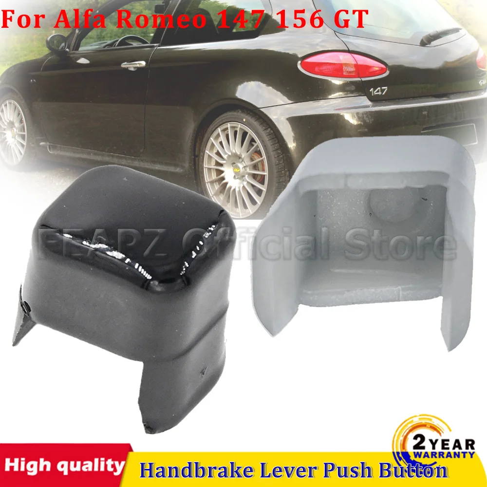 1Pc For Alfa Romeo 147 156 GT Hand Brake Switch Handbrake Lever Push Button Glossy Black Or Satin Chrome Car Accessories