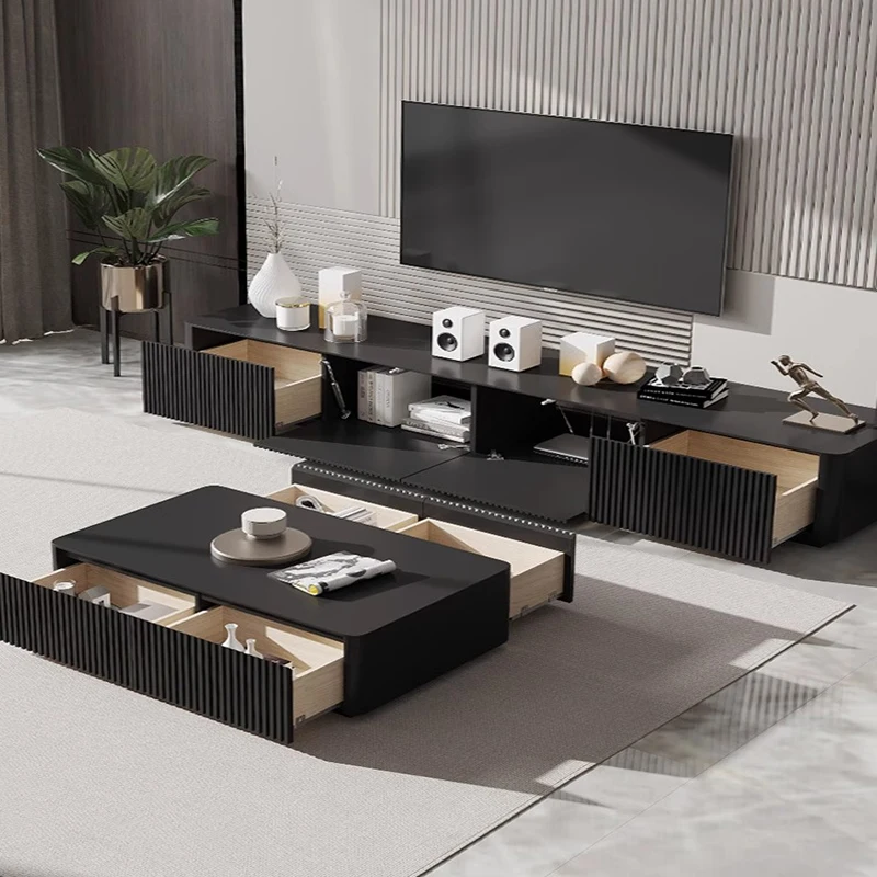 Meuble Tv minimaliste Morden, style nordique Premium, avec tiroirs, Meuble de luxe tendance, Meuble de Salon de télévision pour Salon