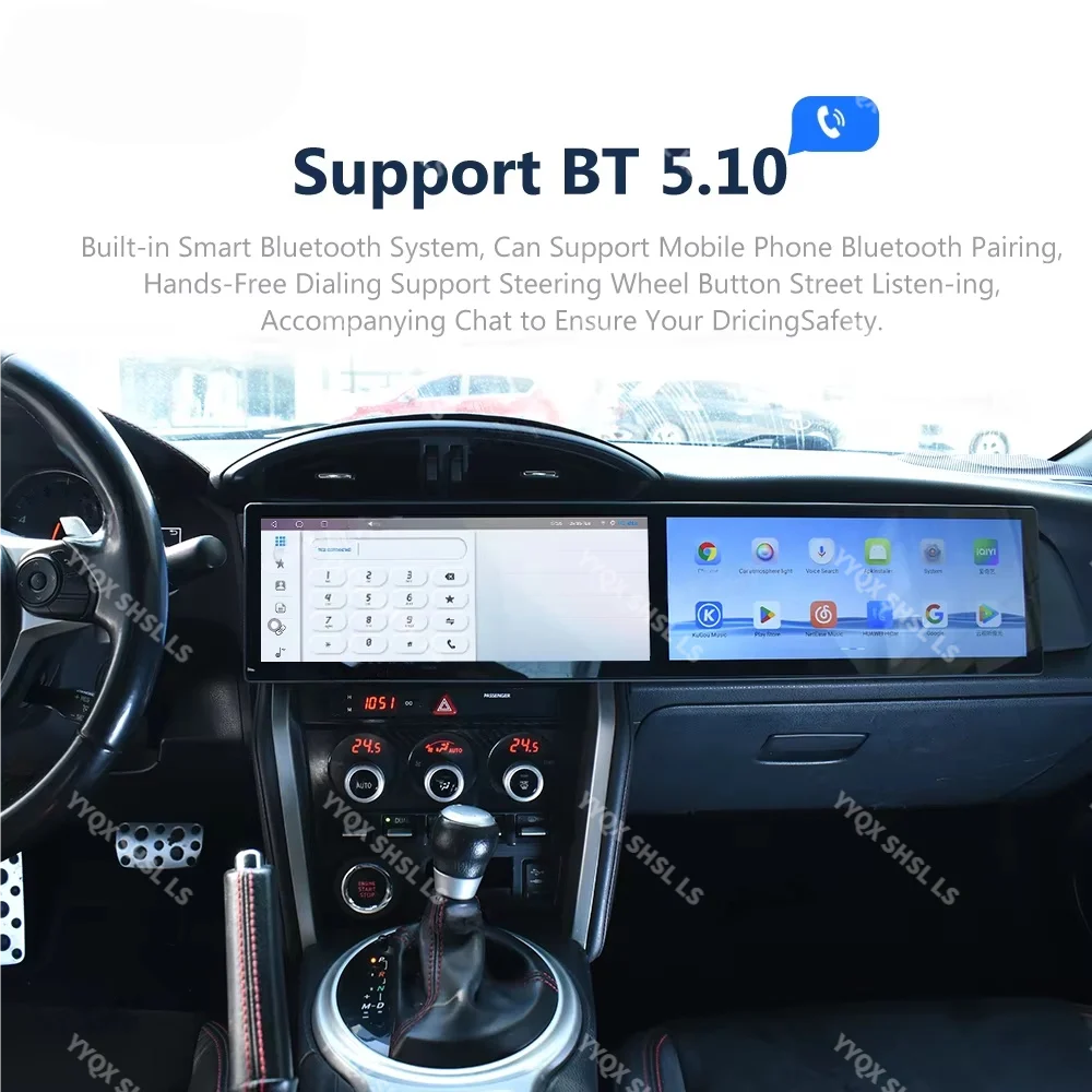 

Wireless Carplay Android Auto GPS Navigation Multimedia Player 12.3 Inch Car radio For Toyota 86 / SUBARU BRZ 2012-2020
