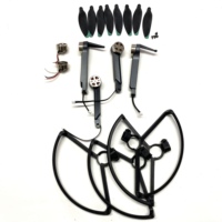 Mini Drone S138 RC Quadcopter Arm Spare Parts LSRC S5S 3.7V Brushless Motor Blades Guard Propellers