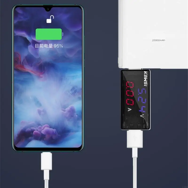 2025 Nieuwe KWS-11VA USB Testerlader Tester Voltmeter Ammeter Detectie Instrument Ondersteuning Quick 6.5A 120W