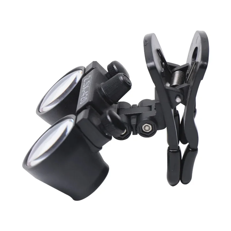 Binocular Dental Loupe 2.5X 3.5X with Clip Pupillary Distance Adjustable Dentist Professional Optical Magnifying Glass