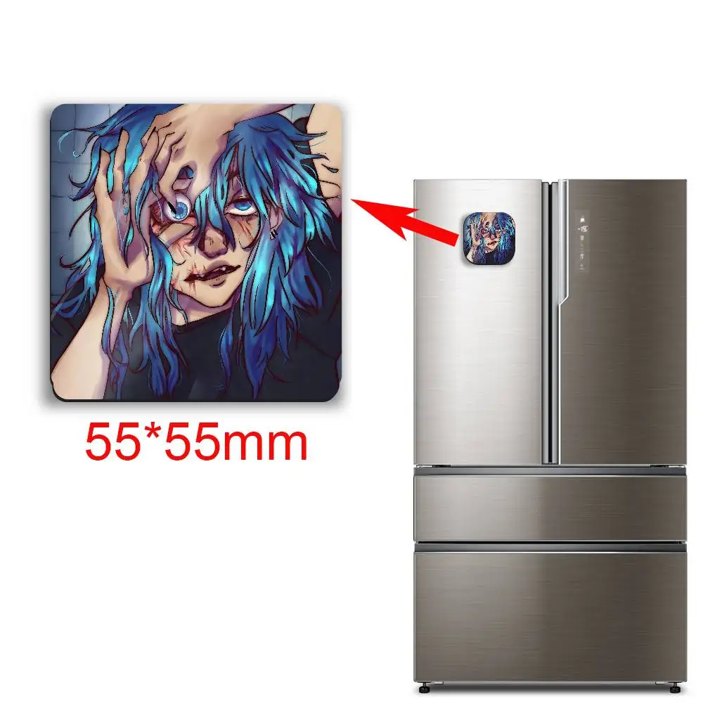 Sally Face Horror puzzle game Sal Fisher BestSelling Refrigerator Magnetic Sticker Fridge Magnets Adhesive to Metal Surfaces