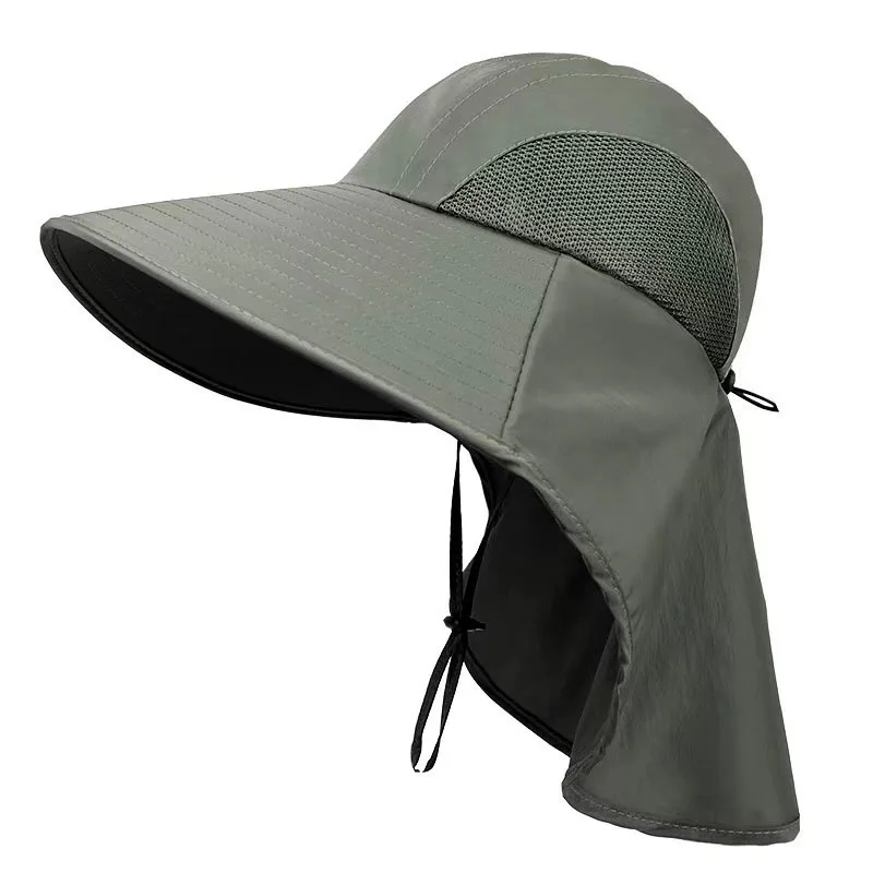 Sun Hat Sun Protection UV Protection Enlarged Breathable Mesh Hat Foldable for Men and Women Fishing Camping Hiking Beach Hat