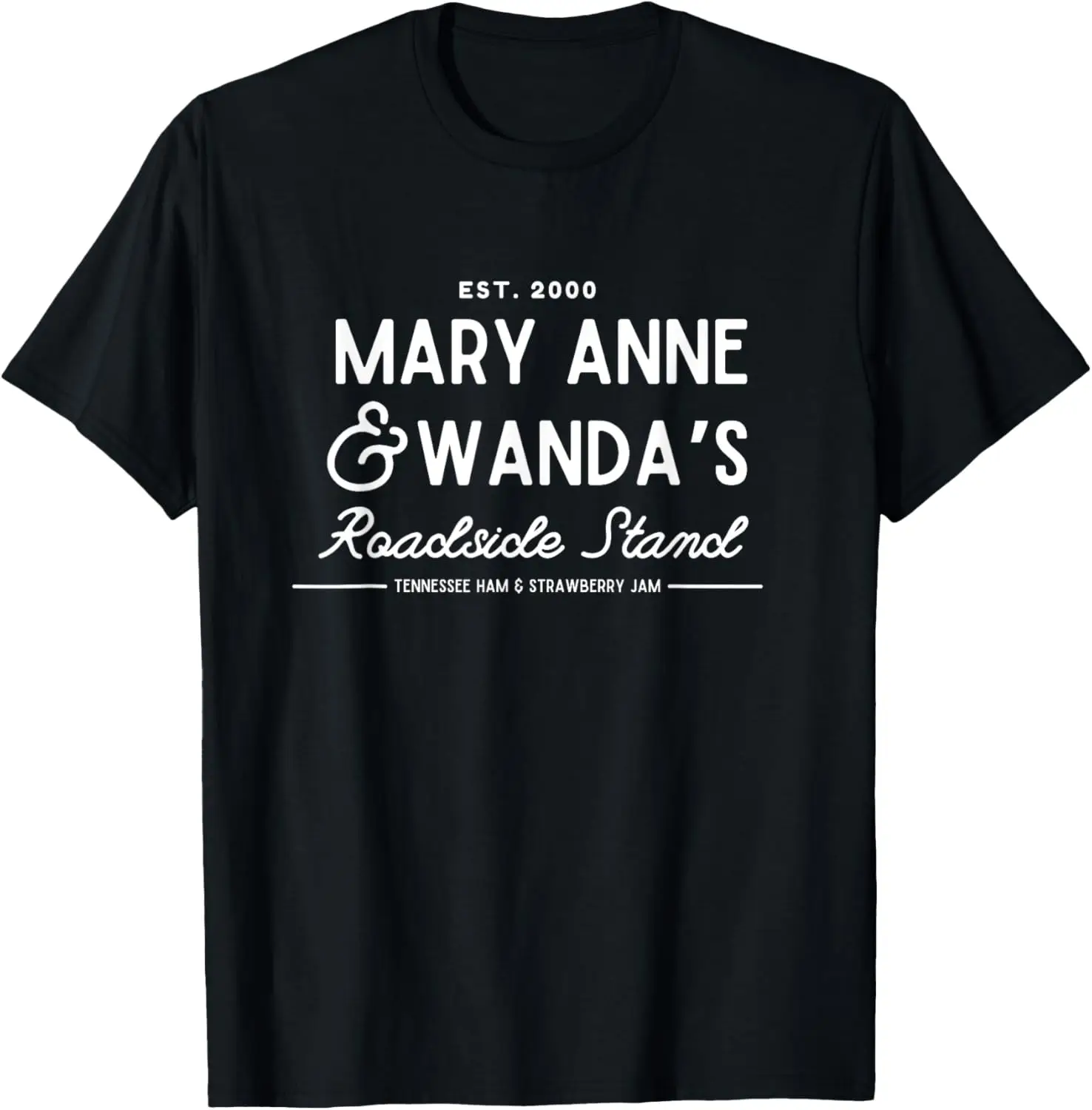 90’S Country Mary Anne And Wanda’S Road Stand Funny Earl T-Shirt 100% Cotton Trendy Y2K Short-Sleeve Tee-Soft, Quick-Drying,