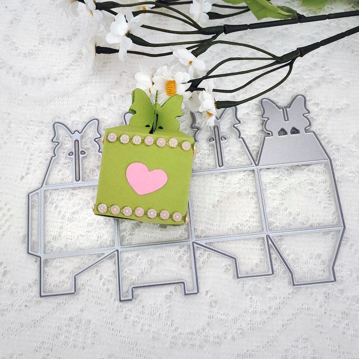 3D Girl Handbag Gift Box Thanks Envelope Lady Bag Purses Dresses Skirt Metal Cutting Dies Fashion DIY Craft Christmas Mold