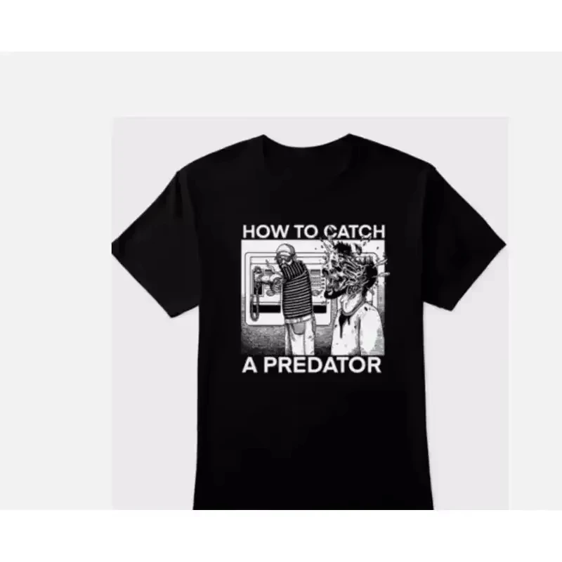 Gary Plauche How To Catch A Predator Meme Print T-shirt Unisex XXS-6XL Short Sleeve Casual Streetwear Tops