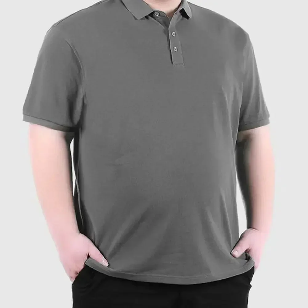 

Casual Events 4XL Oversized Casual Top Fashion Oversized T-shirt Men's Fashion Solid Color Top Polyester Fabric