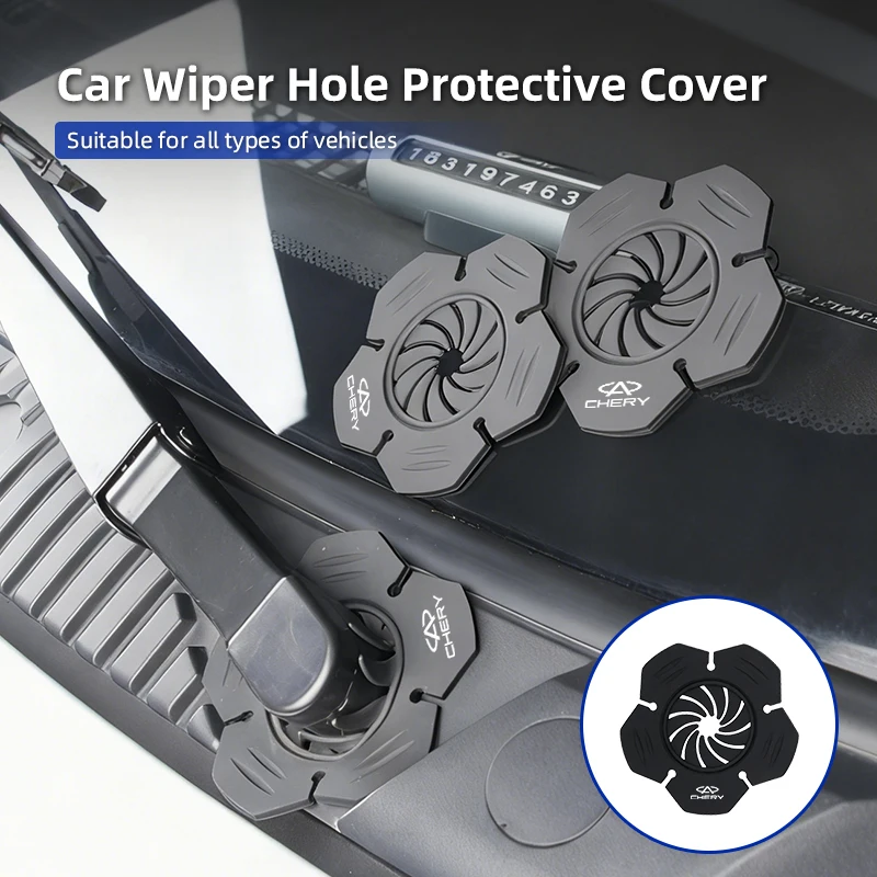 

2pcs Car Windshield Wiper Protector Cover Dustproof Covers Car Accessories For Chery Fulwin QQ Tiggo 3 5 T11 A1 A3 A5 Amulet M11