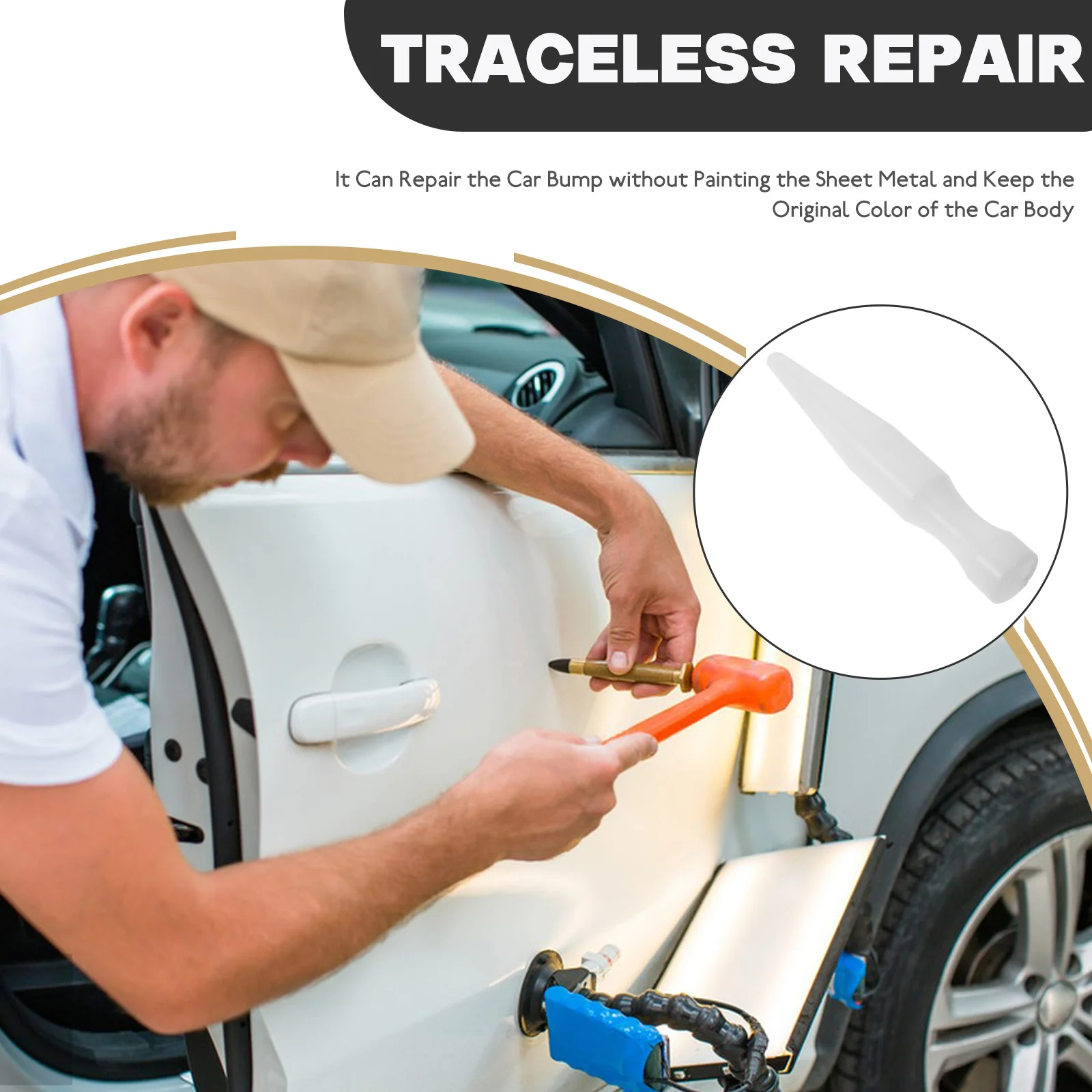 

Pen Tool Kit Tap Down Automotive Surface Repair Dent Removal Tool Tap Down Pen Automotive Tools