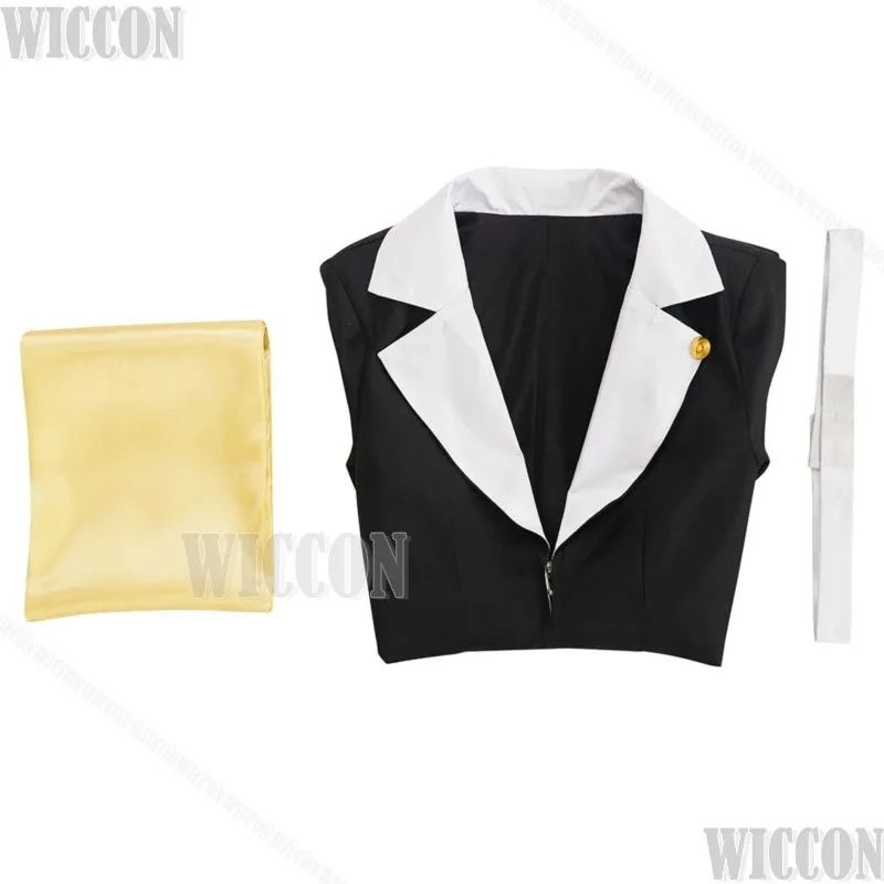 아야사토 치히로 코스프레 게임 검정사법관 코스튬 미아 페이 에이스 어드밴서 블랙 드레스 여성 변호사 유니폼 할로윈 롤플레이