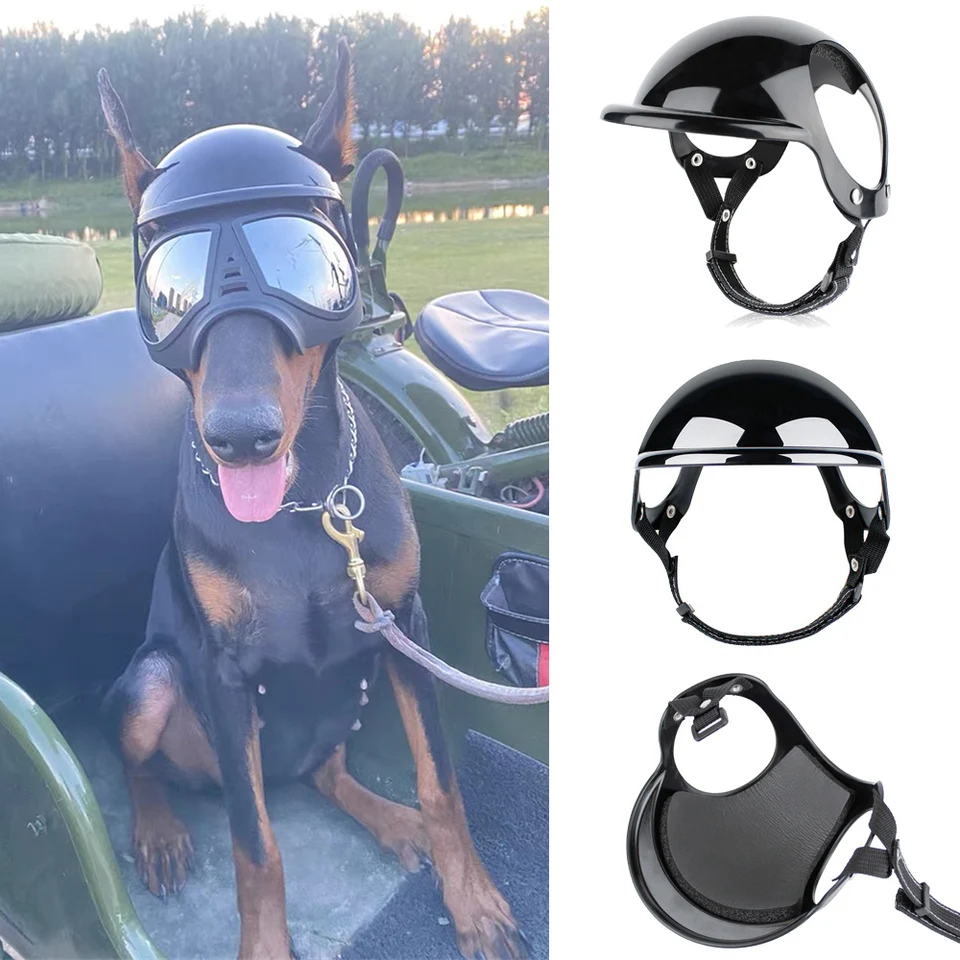 name of shoei helmet dog Safety Helmets For Motorcycle Bike Riding The surface of the dog helmet can be individually designed based on the creativity of the owner Pet Motorcycle Helmet Dog Sunglasses