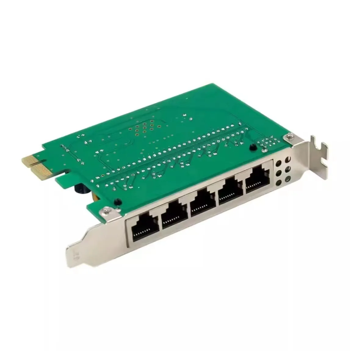 PCle IC Plus IP175 PCI-E x1 100M5 Poort 10/100 Fast Ethernet, Netwerkkaart Switch Card Transceiver