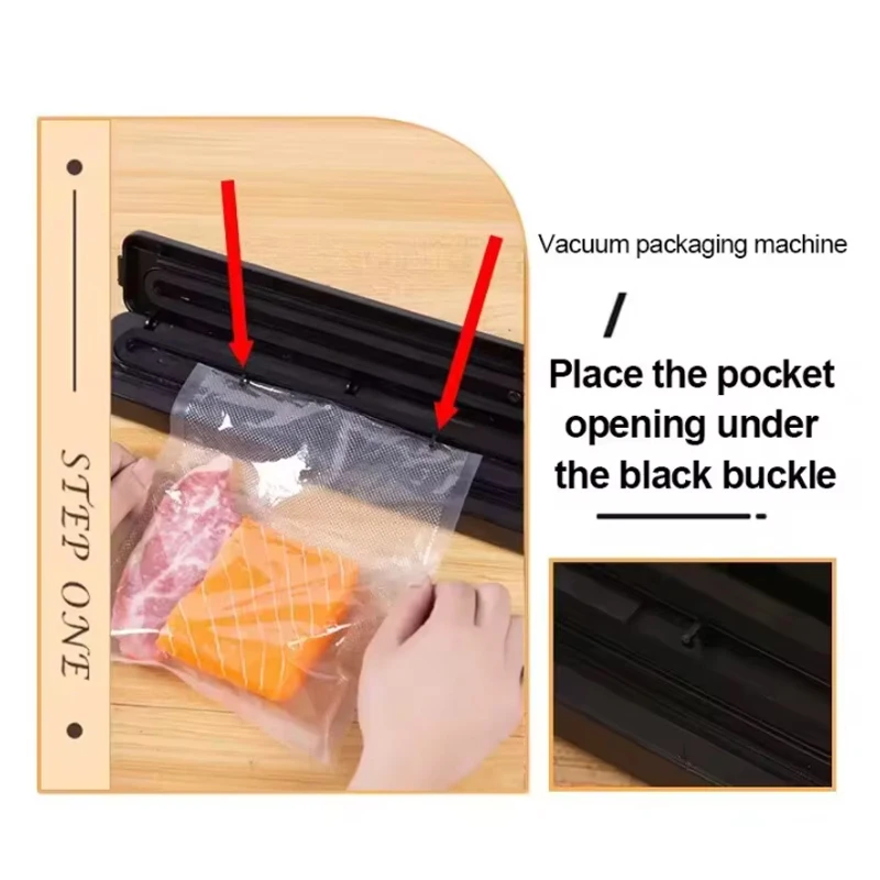 Vacuum sealer 2024 New food packaging machine provides 10 free vacuum bags for household kitchen food vacuum sealing