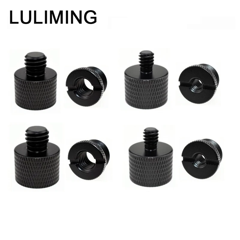 

8PCS Microphone Accessory Set Conversion Screw 5/8-27 to 3/8 1/4 Inch Tripod Microphone Stand Live Broadcast Stand Adapter