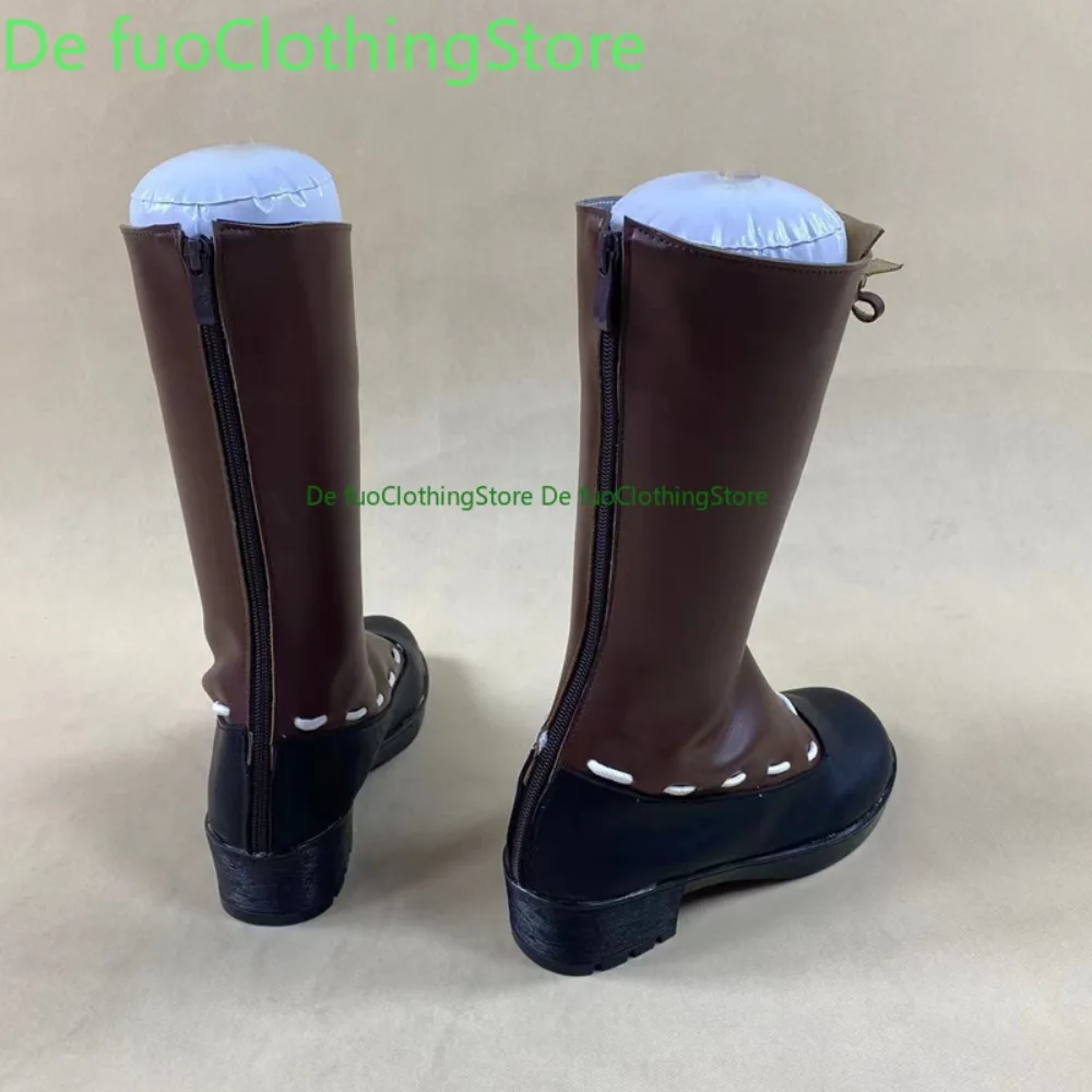 Defuo Identity V Gardener Emma Woods Cosplay Shoes Anime Convention ﻿   أحذية وأحذية لعب الأدوار من الرسوم المتحركة لحفلات الهالوين