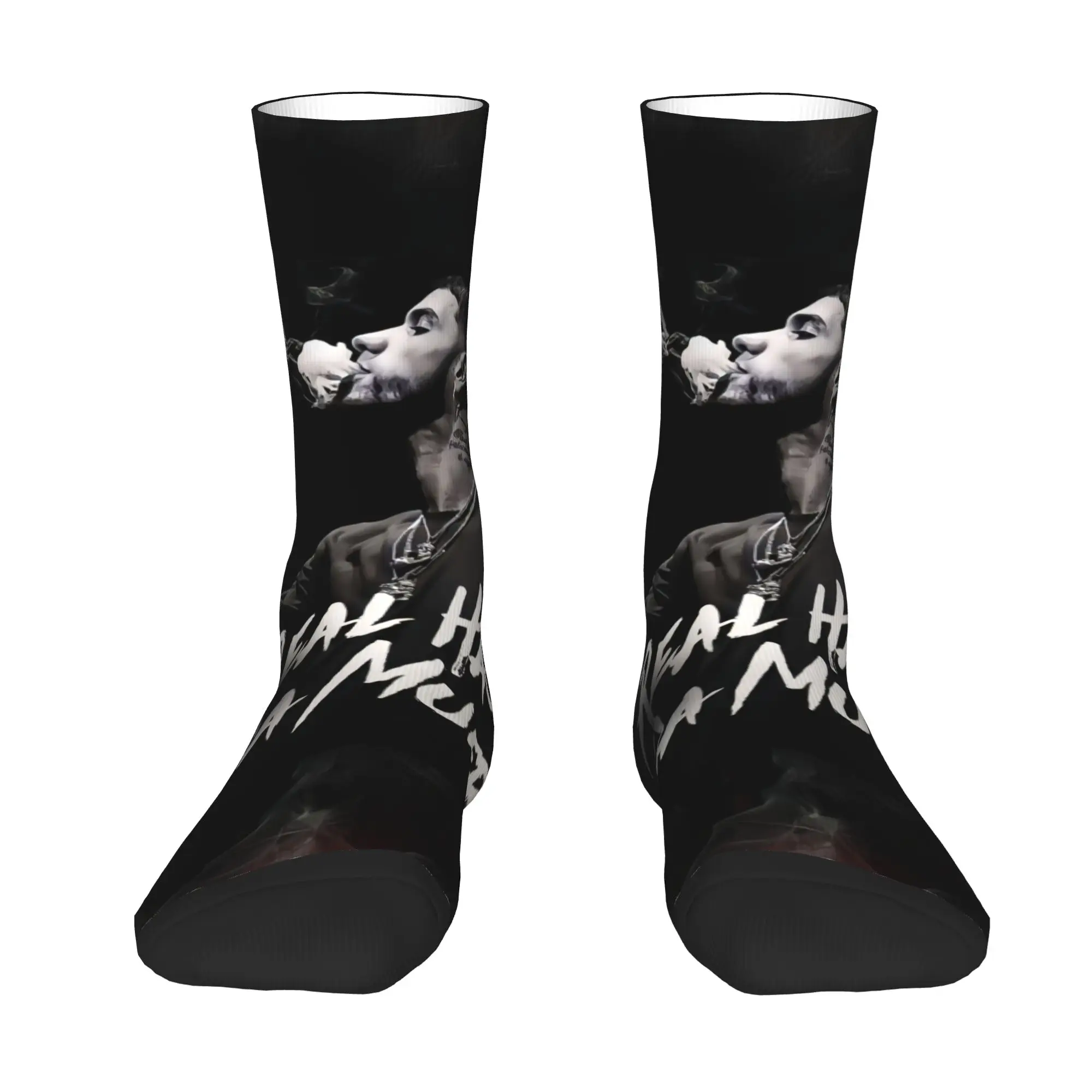 Fashion Print A-Anuel AA Puerto Rican Rapper And Singer MIRAME Socks for Women Men Stretch Summer Autumn Winter  Crew Socks