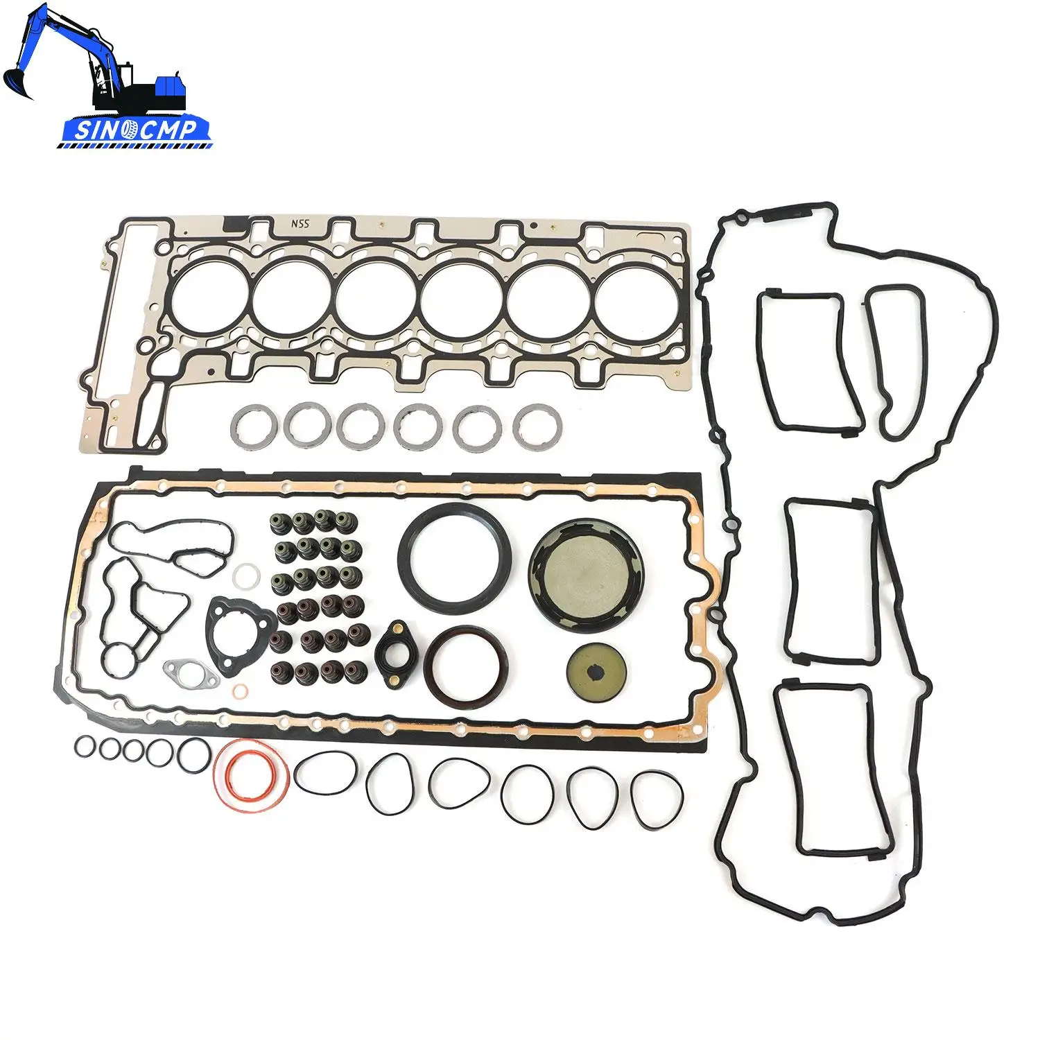 11127599212 11127587804 Engine Gasket Seals Rebuild Kit For BMW F10 F20 F30 F32 F80 M 135i 535i 640i X6 N55B30 N55B30A 3.0L L6