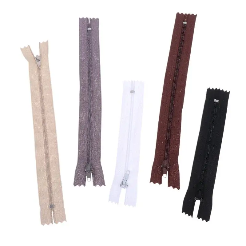 10 Stück Nylon-Reißverschlüsse 12cm 20cm, langlebiger Schieber für Anzughosen, Kleidung, Nähen, DIY-Kleidungsreparatur, Schneiderei, Nähzubehör – Detail 8