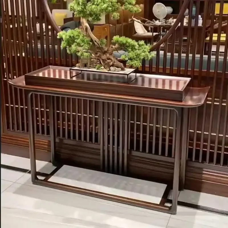 Xuan Guan Tai Modern simple home table, living room decoration ta ble, ebony count er
