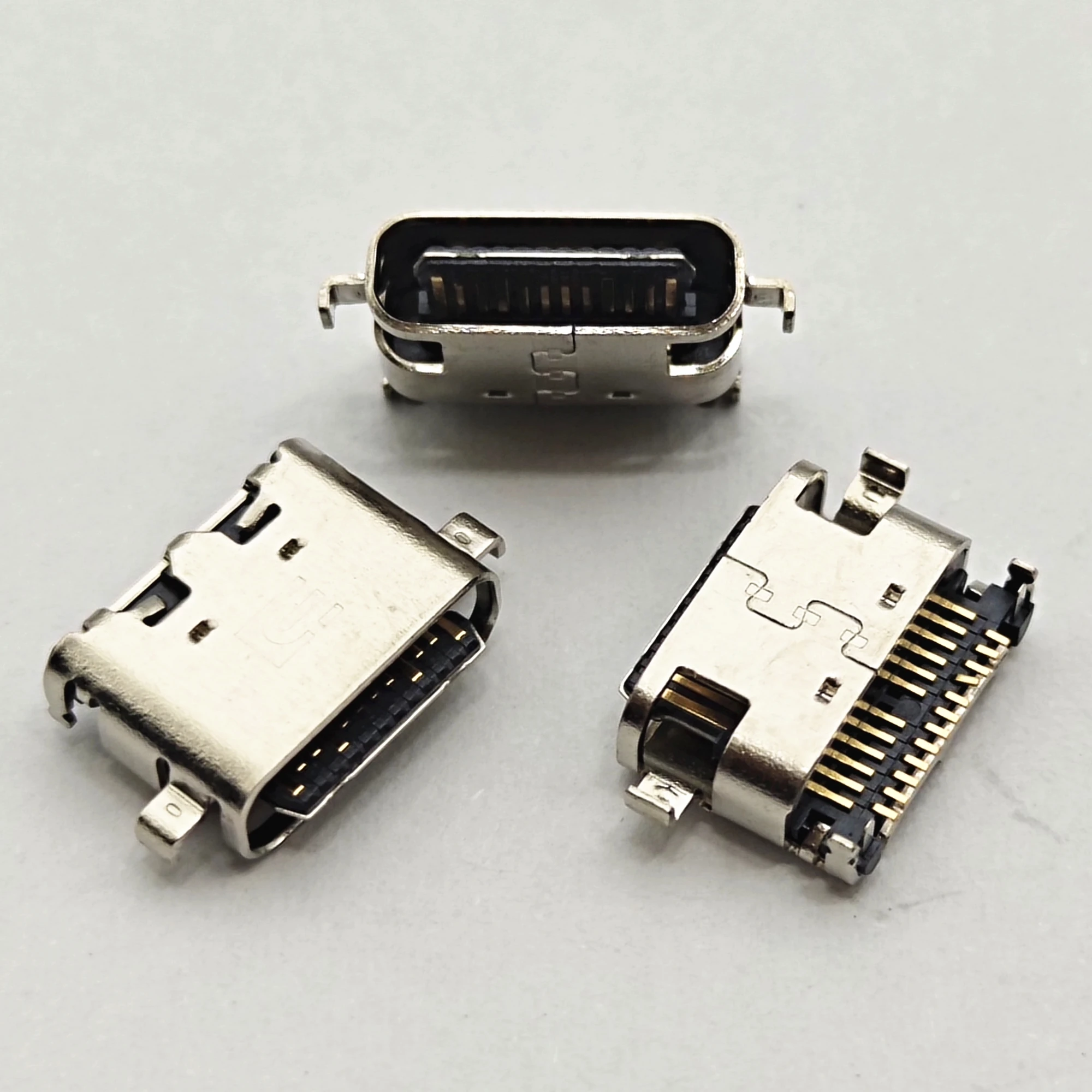 2-100pcs Micro USB Connector 12pin type C DIP2 Charging Port Socket New Repair Parts For ZTE Blade A31 A51 A71 2021 A7030