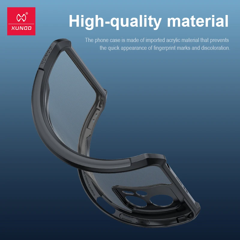 Xundd para POCO X4 GT Funda para Redmi Note 11T 11T Pro Plus 12T Pro Airbag carcasa trasera a prueba de golpes Funda transparente para teléfono