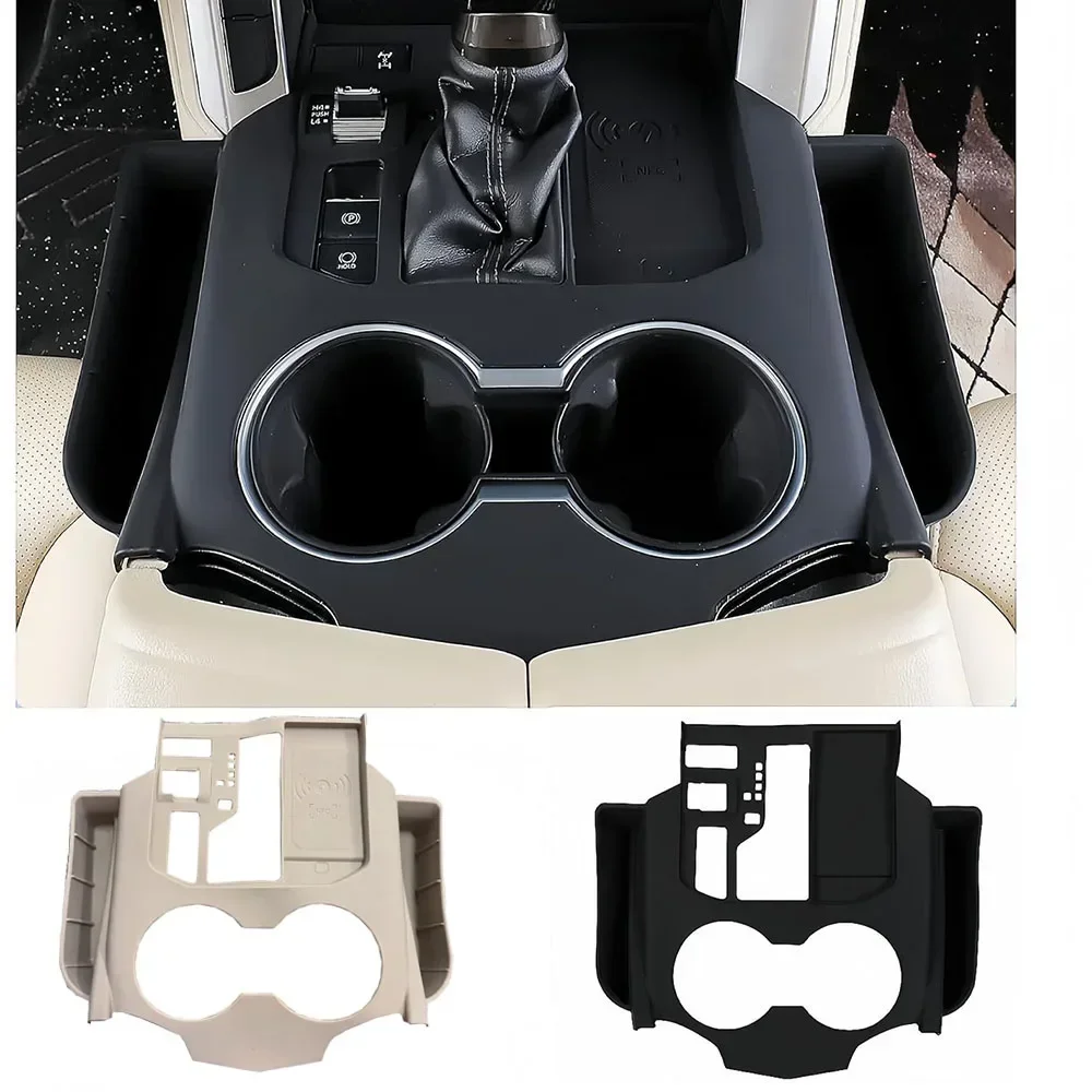 Car Centre Console Gear Knob Panel Control Switch Anti Dust-proof Cover Silicone Storage Box For Toyota Land Cruiser LC300 2022+