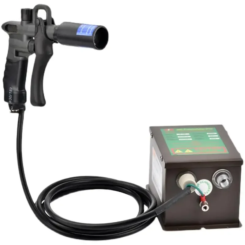 Quick elimination of static electricity ion air gun