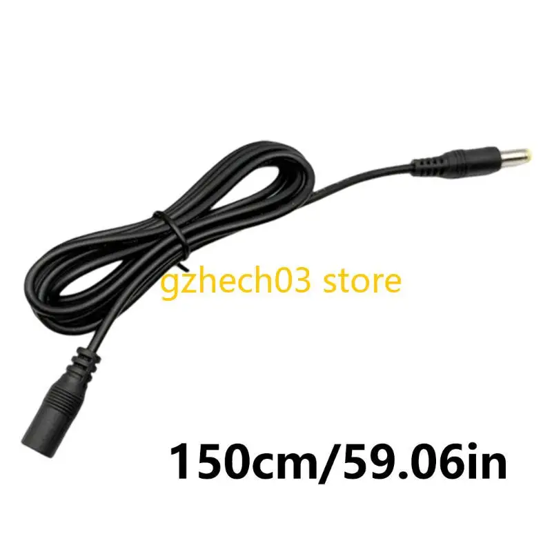 G2AC Power Supply Extension Cable Extension Cable for Security Cameras LED Strips DC5.5mm x 2.1mm Female to Male Cord view 6