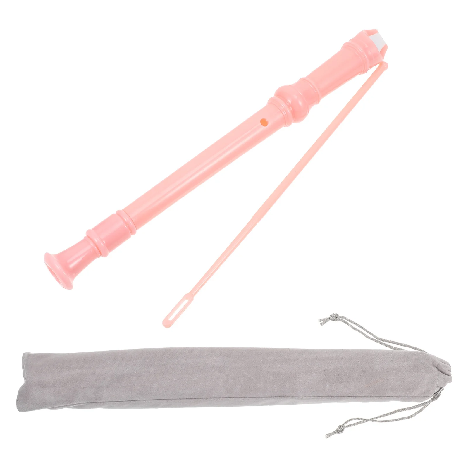 

1 set 8 Hole Recorder For With Cleaning Rod Safe Abs Material Smooth Edges Bright Sound Educational Music Soprano Flute