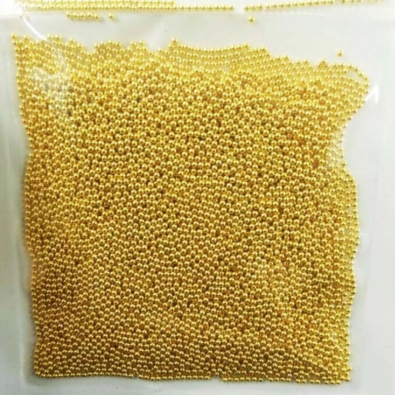 50g 3D Gold/Silver/Rose Gold Mini Metal Beads Round Tiny Tips Charms Caviars Beads Steel Ball Nail Art Rhinestones DIY Manicure