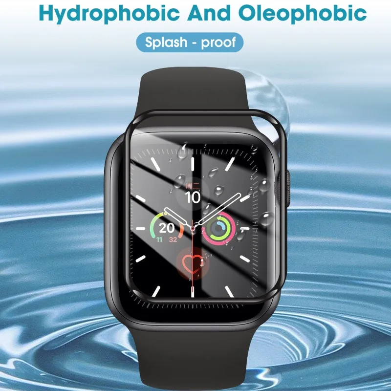 1/2 pezzi Kit di protezione schermo facile da installare per Apple Watch S10 S11 42mm 46mm 49mm per iWatch Ultra 3 2 1 Serie Pellicola ceramica morbida