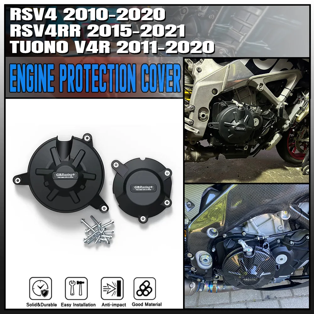 

For Aprilia RSV4 2010-2020 TUONO V4R 2011-2020 RSV4 RR 2015-2021 Motorcycles Engine Cover Protection Case GBRacing