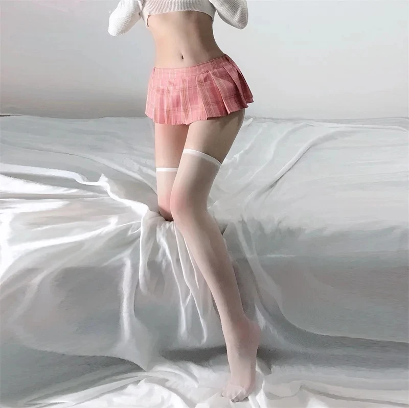 Sexy Lingerie Schoolgirl Japanese Style Porno Babydoll Women Sex Costumes Erotic Sexy Dress Short Mini Plaid Skirt Underwear