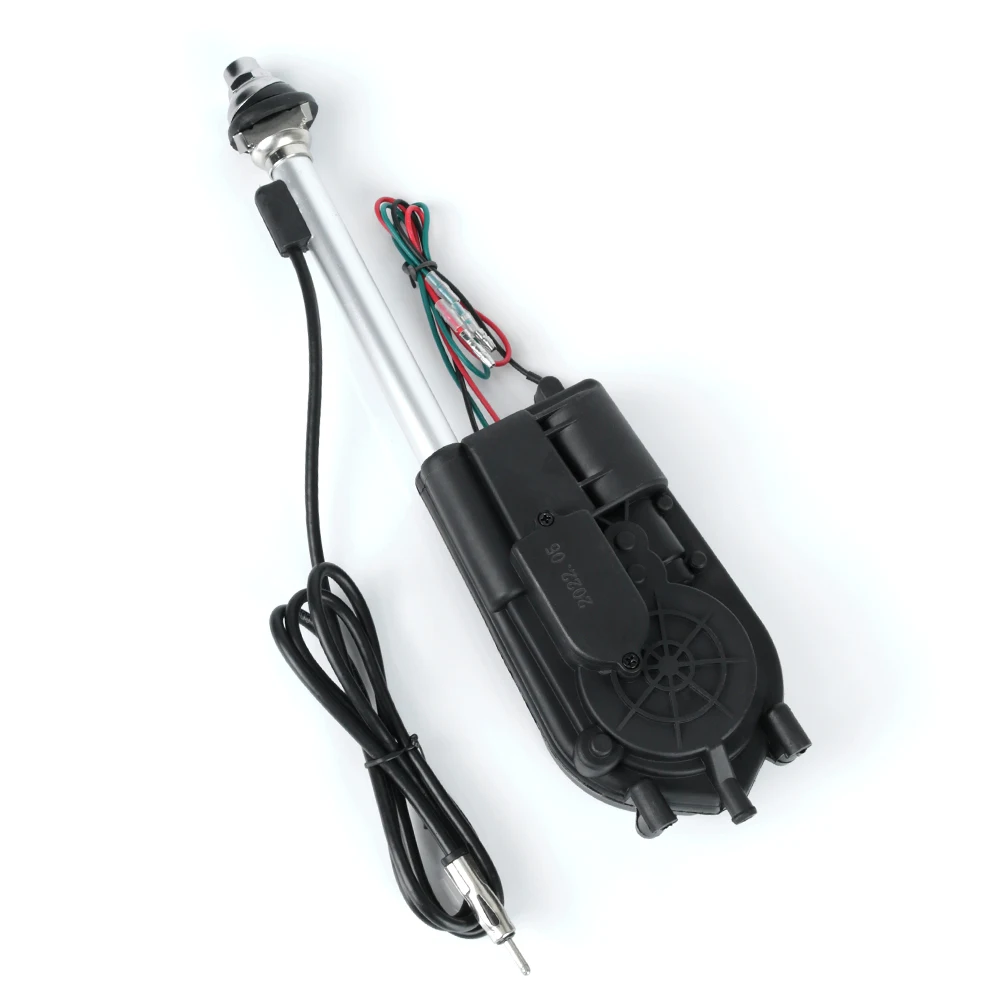 12V Universal Exterior Vehicle Aerials For Car SUV AM FM Radio Electric Power Automatic Telescopic Antenna
