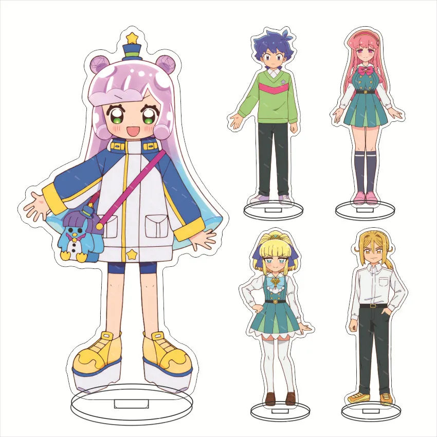 

15CM Anime Cute Slime Punilu Figure Acrylic Stand Model Plate Double Sided Acrylic Cosplay Desktop Decor Fans Collection Gift