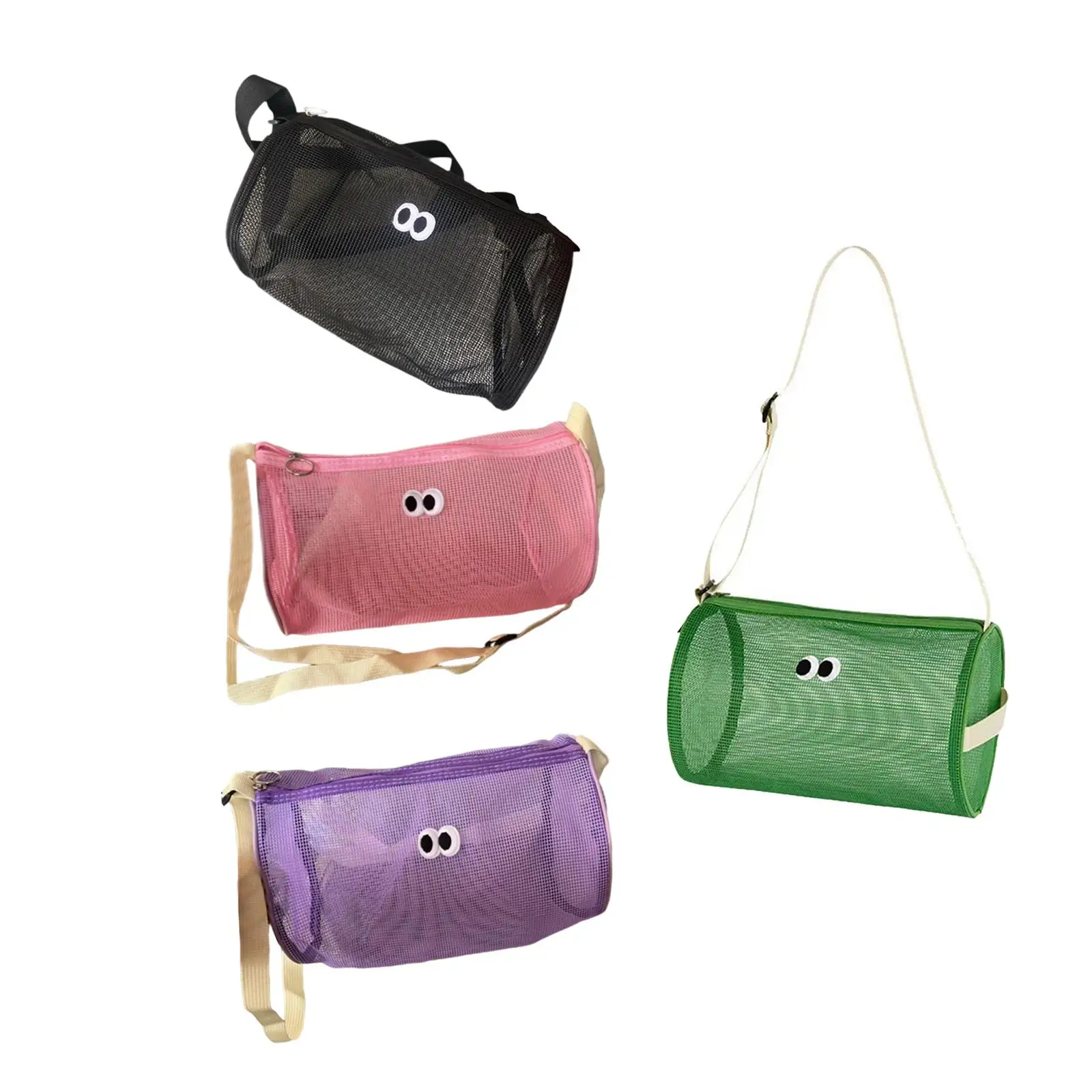 

Mesh Makeup Bag Multipurpose Breathable Portable Travel Bags Nylon Mesh Toiletry Bag Organizer for Gym Vacation Home Fitness