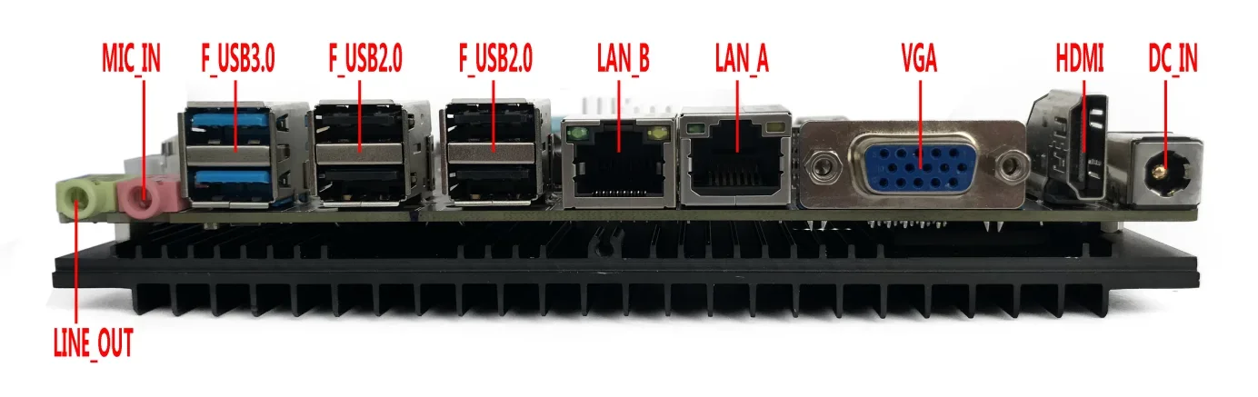 Factory Customizable DDR3 Industrial Motherboard M500SE Wind 7/8/10/XP Linux with 4LAN 6COM 5USB Ports for Business Office Work