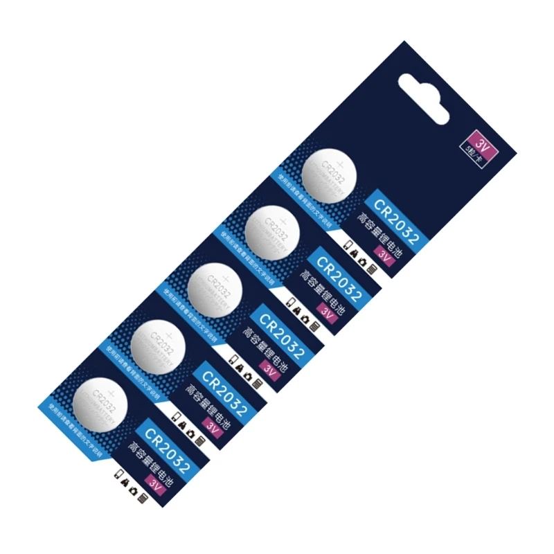 090F Многоцелевые батареи CR2032 3V, источники надежности для небольших устройств, упаковка по безопасности детей (5/10peeces)