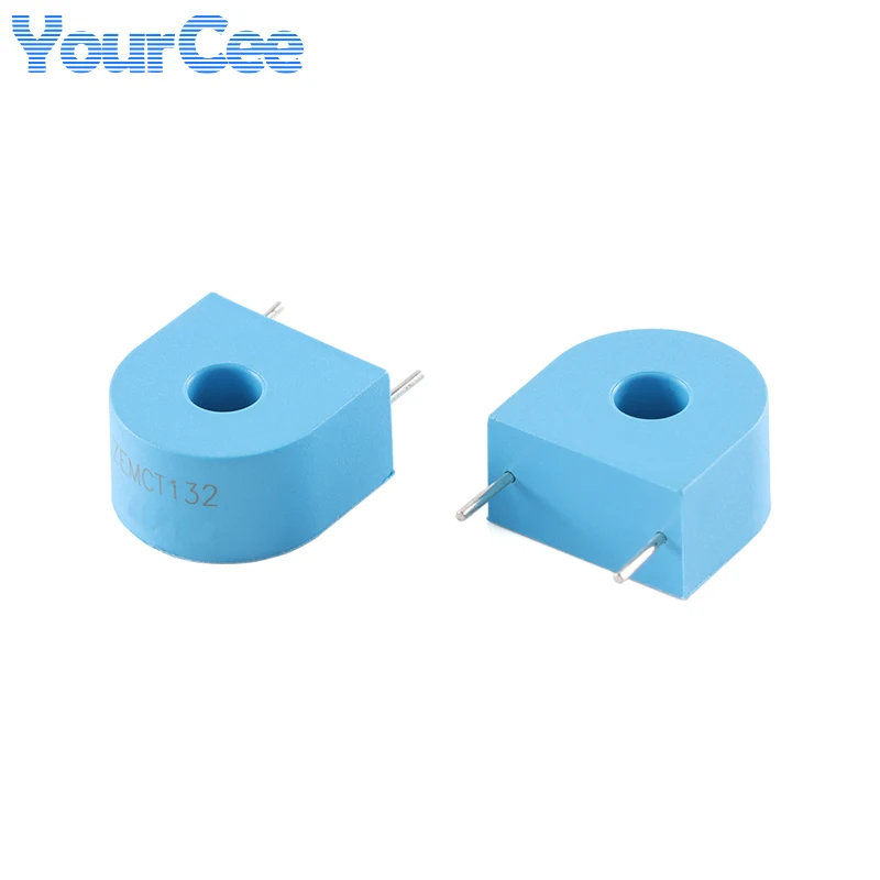 5pcs/2pcs ZEMCT132 5A/5mA Current Transformer Micro Precision Blue Transformers Sensor