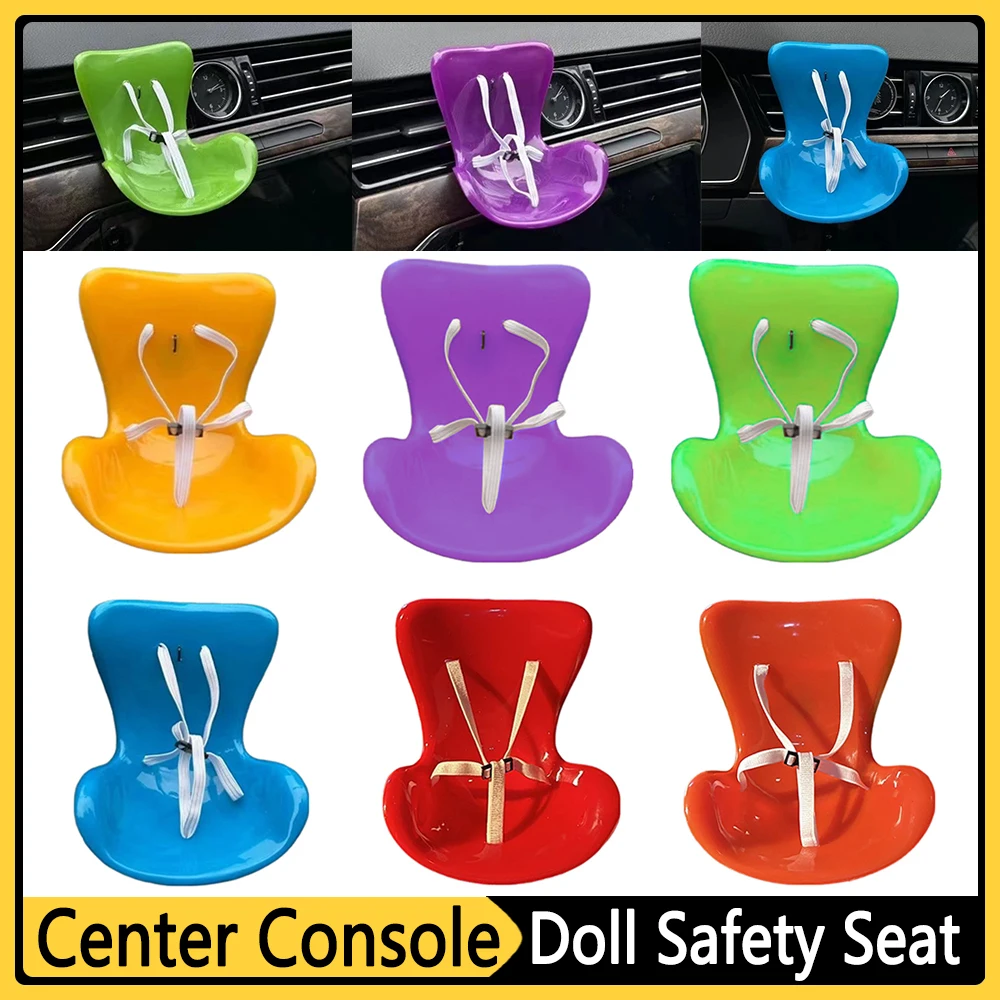 

Car Doll Safety Seat for Labubu Mini Seat for Labubu Ob11 Doll Car Seat Outlet Decor for Labubu Doll Car Interior Decor