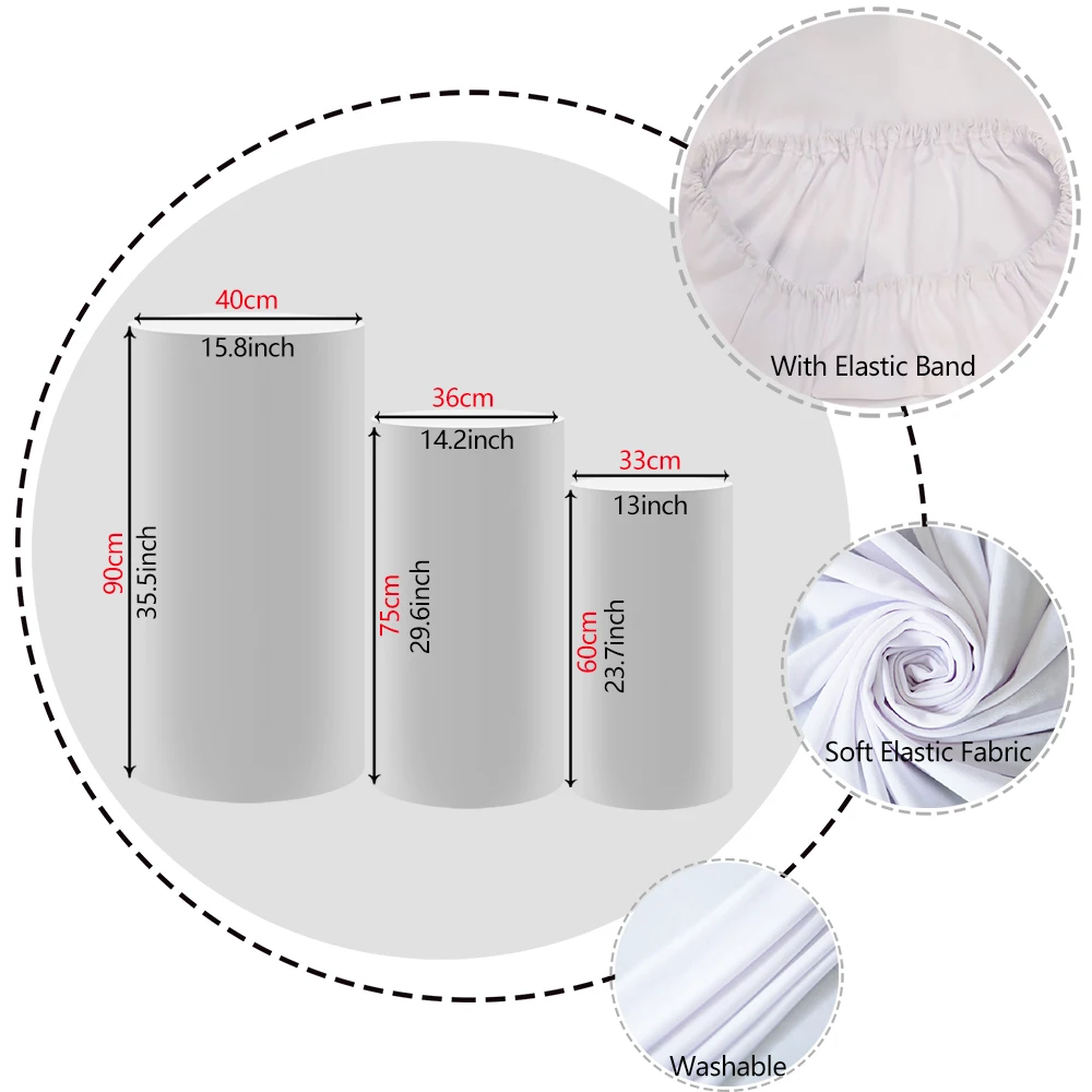 ชุดรูปแบบเส้นยิปซัมสีน้ำตาลฝาครอบแบบโค้ง/ฝาปิดกระบอกสำหรับงานเลี้ยงวันเกิดงานแต่งงานและงานเลี้ยงฉลองทารก