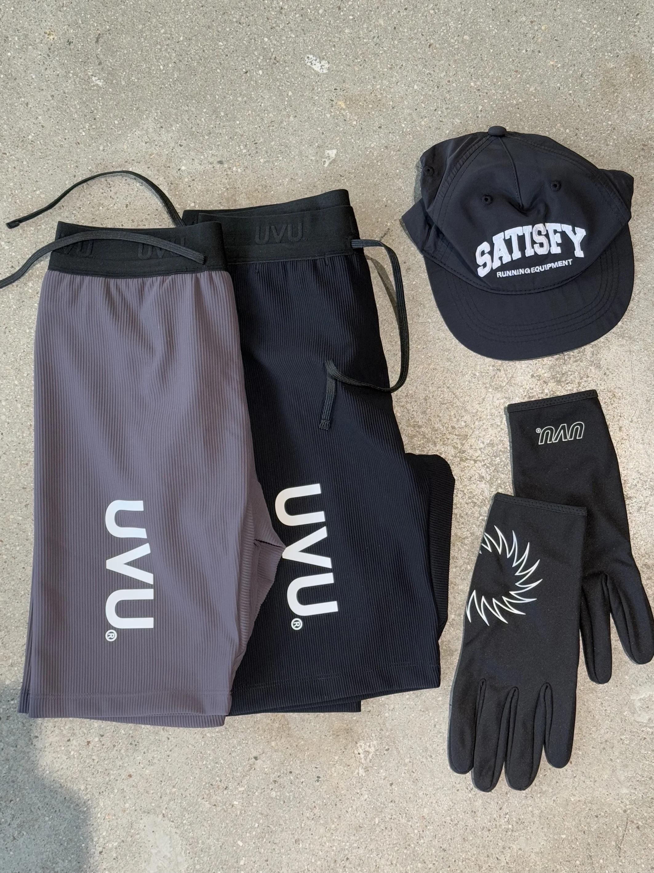 Uvu running fitness high elastic compression leggings quick drying breathable training sports shorts