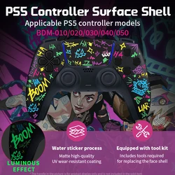 Limited for PS5 Controller Case Touchpad Gamepad Cover Replacement Front Back Panel Controller Box for BDM-010/020/030/040/05060