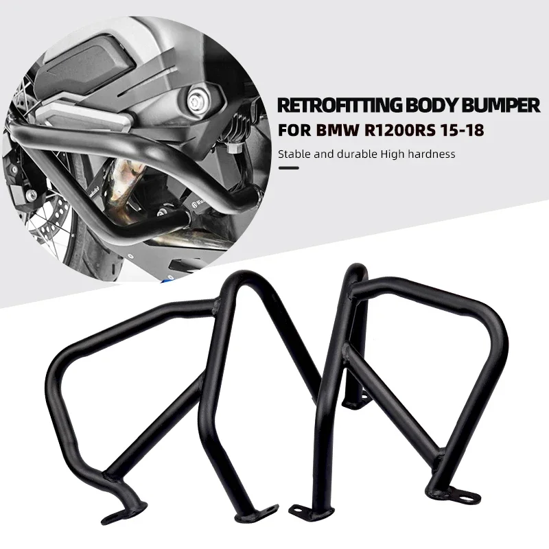 R1200RS R 1200R R 1200RS 2015-2018 Motorcycle Engine Guard Bumper Crash Bar Stunt Cage Lower Frame Protector