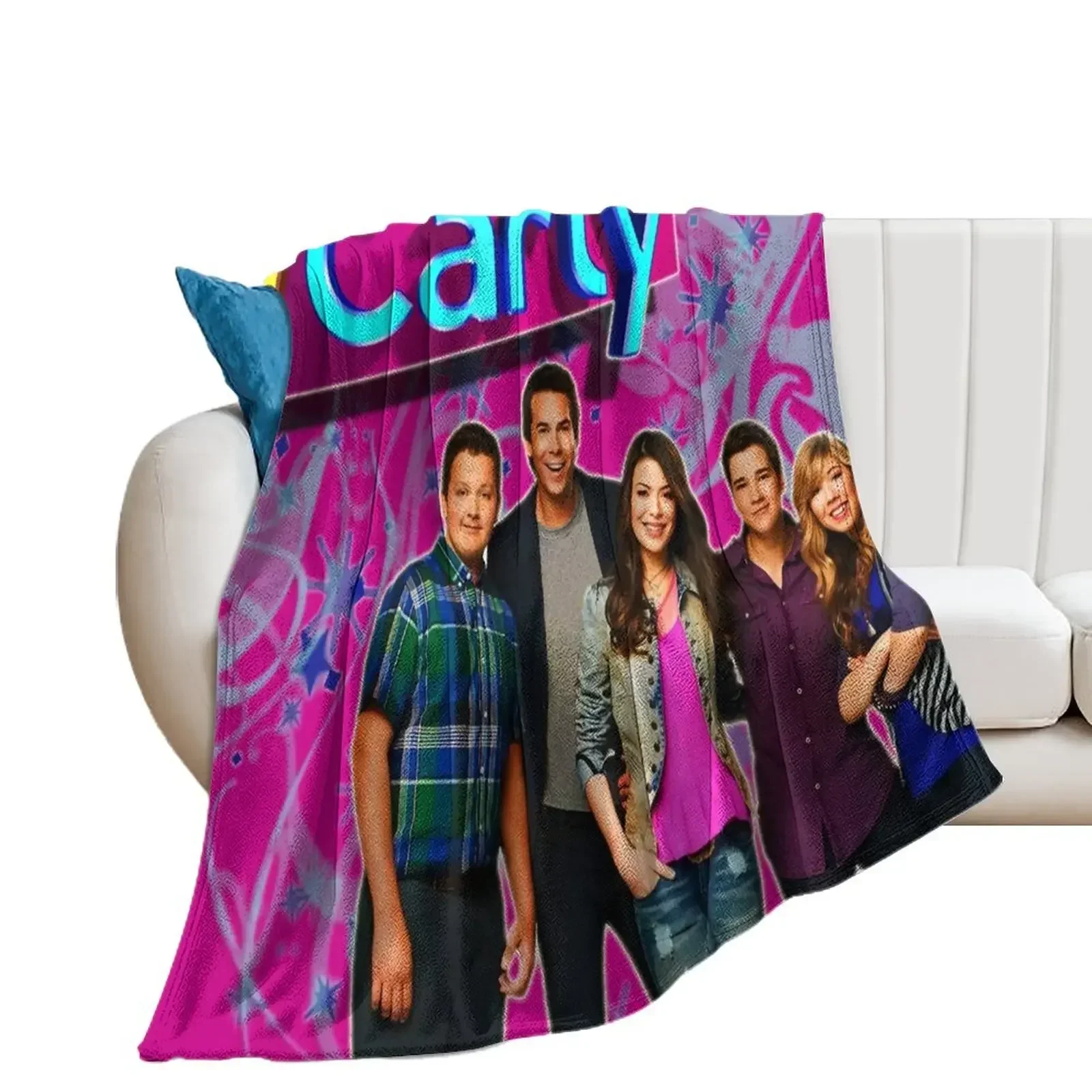 

icarly family Throw Blanket For Sofa Thin Designers Blankets