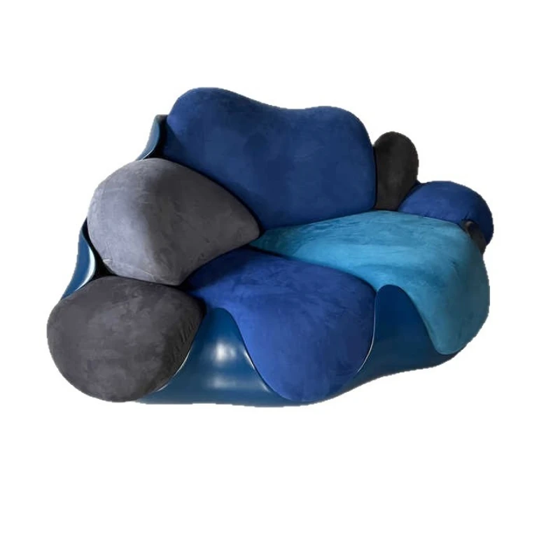 

Fabric cloud sofa designer special-shaped living room sofa light luxury small apartment living room sofa leisure lazy